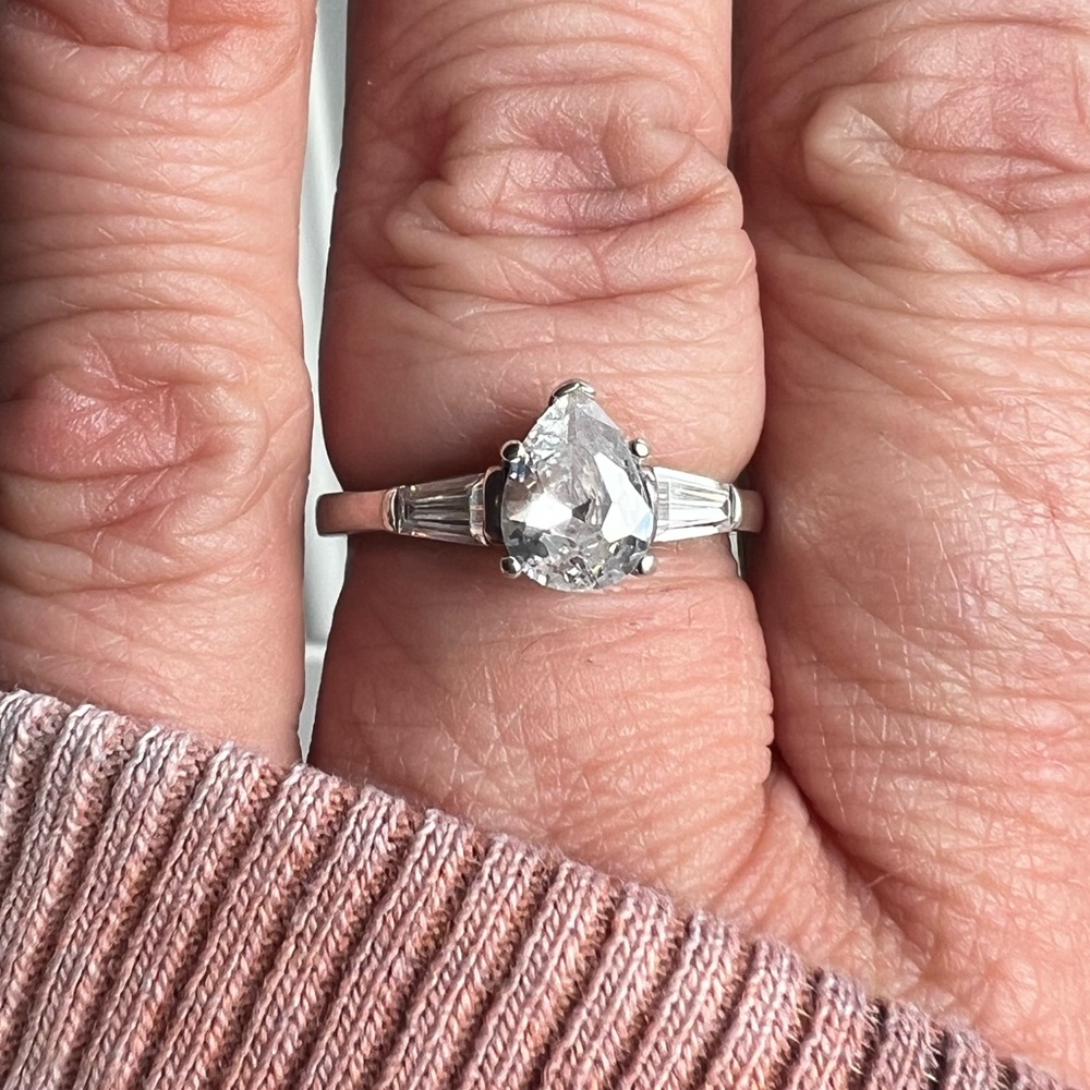 Art Deco style sterling ring